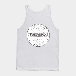 The Wedding Singer - Grow Old With You Tank Top